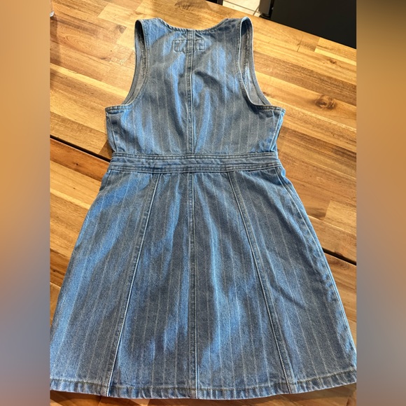 Forever 21 Striped Jean Dress| Size S - Picture 2 of 9